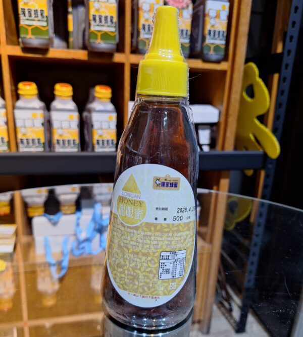 20260317_224426 龍眼蜜好擠寶貝瓶 500g 實拍,倒扣擠壓瓶|陳家蜂蜜
