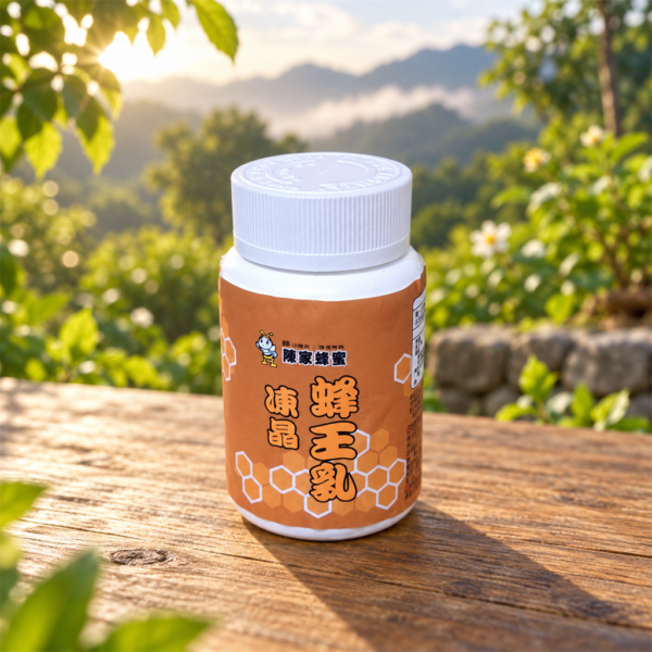 蜂王乳凍晶膠囊|單瓶自然情境 蜂王乳凍晶膠囊單瓶自然情境圖